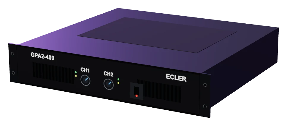 Ecler GPA2-400, 3D render